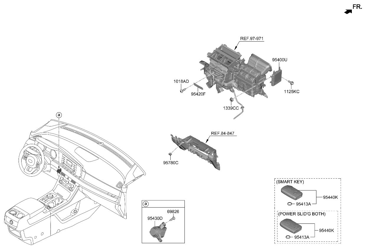 Kia 954A0R0EM0 UNIT ASSY-IBU