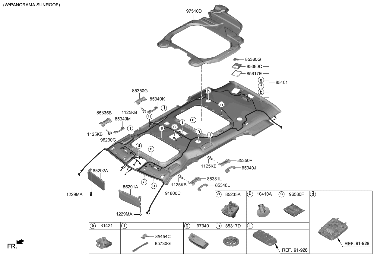 Kia 85429R0000 Clip