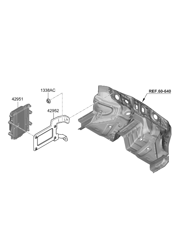 Kia 429514G190 SBW CONTROL UNIT