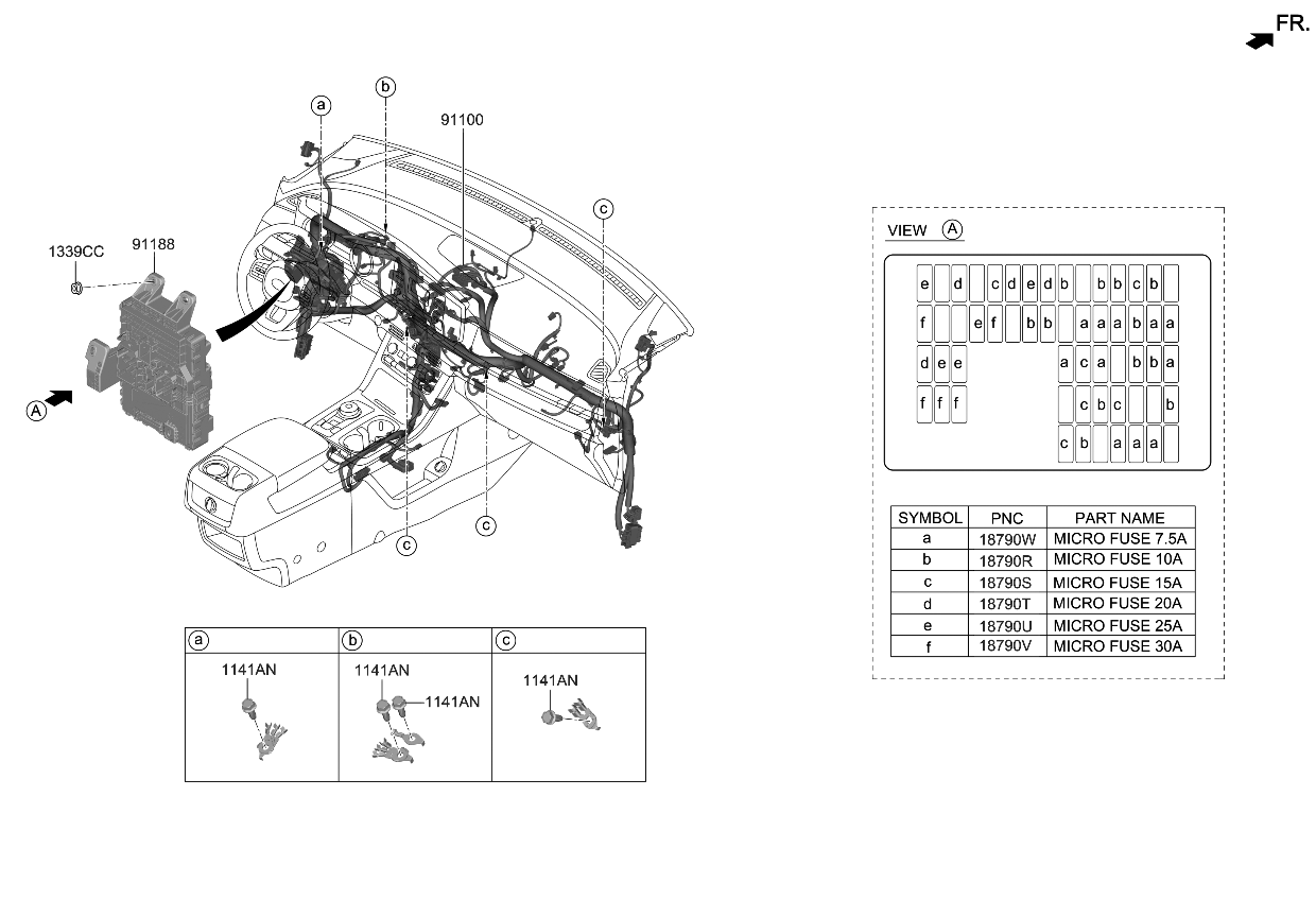 Kia 91951R0691 JUNCTION BOX ASSY-I