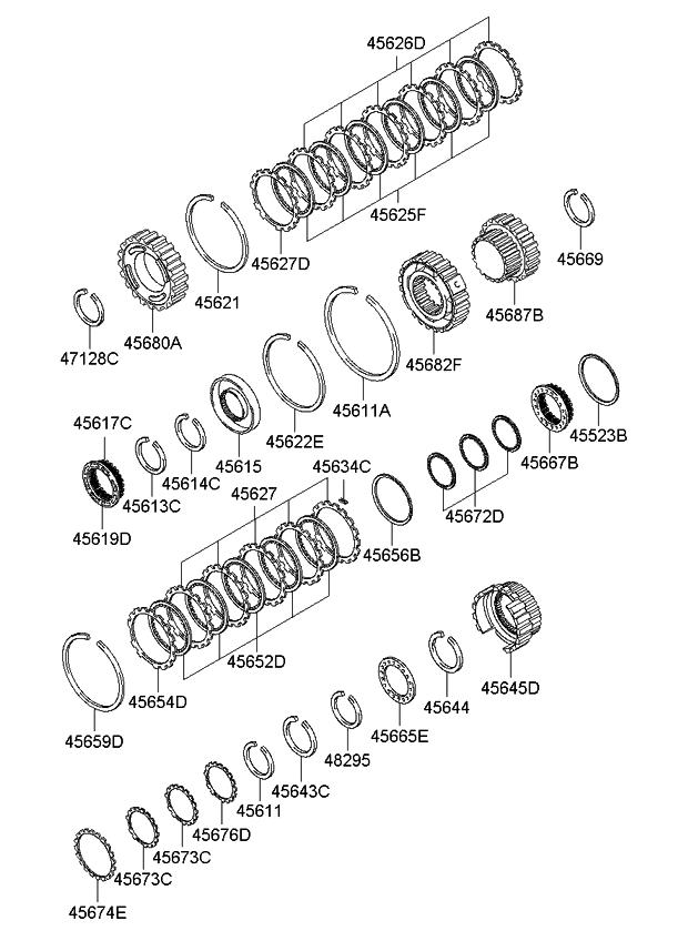 Kia 456274C013 Plate-Reverse Brake