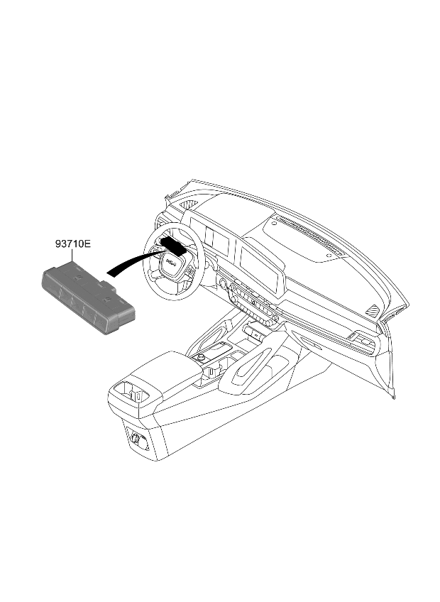 Kia 93700S9520CDD SWITCH ASSY-SIDE CRA