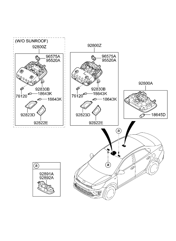 Kia 96575G8200 MIC-HANDS FREE,LH