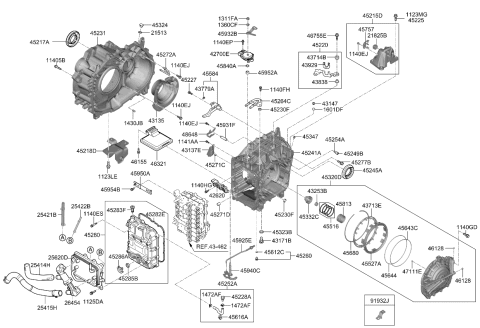 2024 Kia Sportage Bracket Assembly-Shift C Diagram for 459704G620