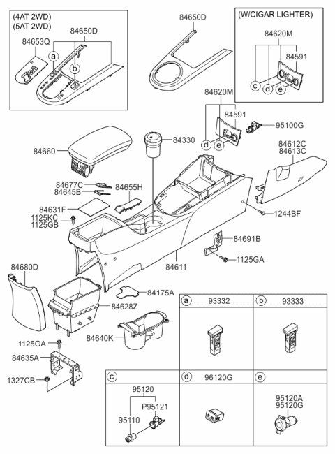 2010 Kia Forte Koup Switch Assembly-Front Seat Diagram for 933321M000WK