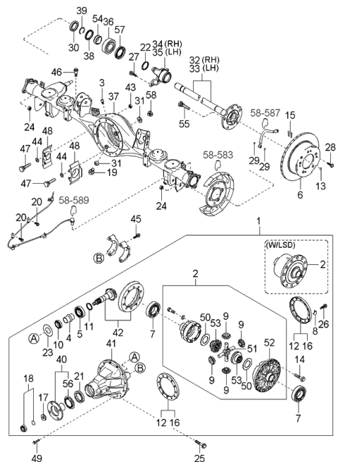 2004 Kia Sorento Screw-Machine Diagram for 1220308161