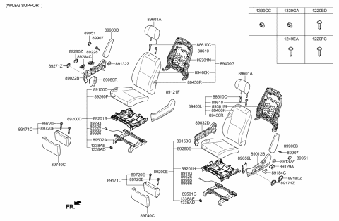 2021 Kia Sedona Screw-Machine Diagram for 1220106163