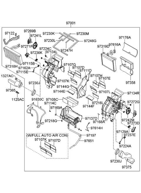 2012 Kia Sedona Rod-Link Diagram for 971634D000