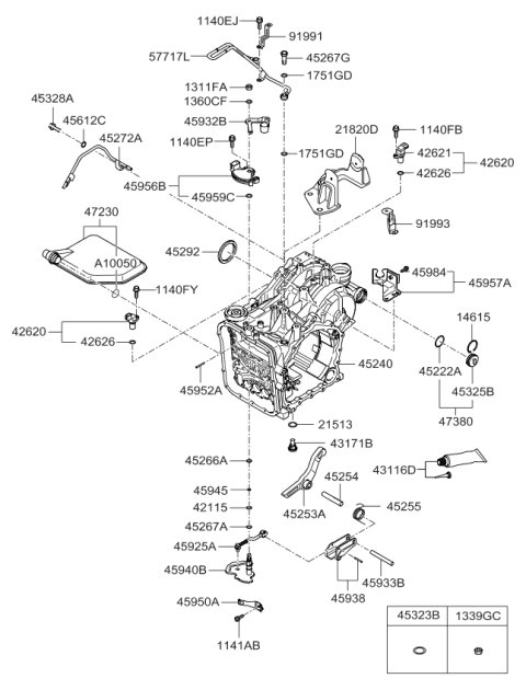 2007 Kia Sedona Bracket-Control NO2 Diagram for 919914D020