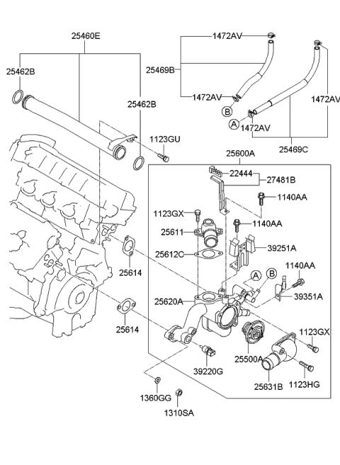 2006 Kia Sportage Washer-Spring Diagram for 1360208007S