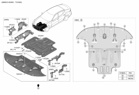 2022 Kia Stinger Under Cover Diagram 2