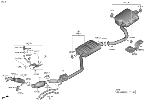 2022 Kia Sorento Bolt-Seal Ring Diagram for 28696C5000