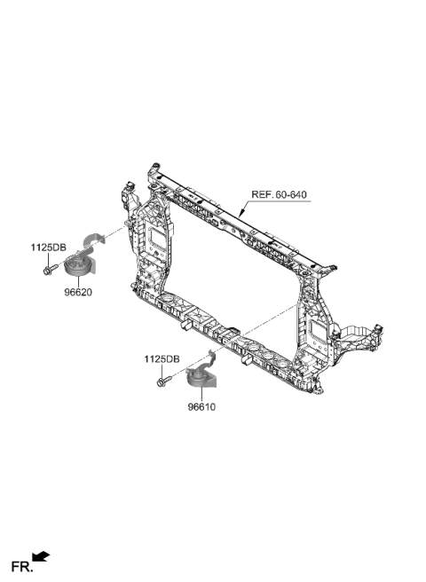 2023 Kia Sportage Horn Diagram