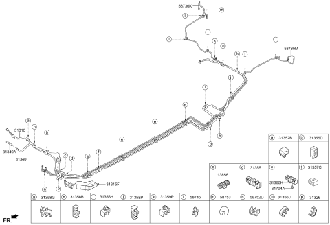 2021 Kia Niro Fuel Line Diagram