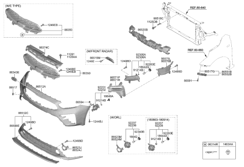 2019 Kia Forte Lamp Assy-Day Runnin Diagram for 92207M7000