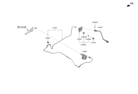 2022 Kia Forte Clutch Master Cylinder Diagram