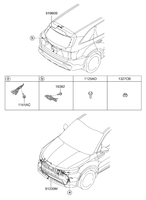 2021 Kia Sorento Miscellaneous Wiring Diagram 3