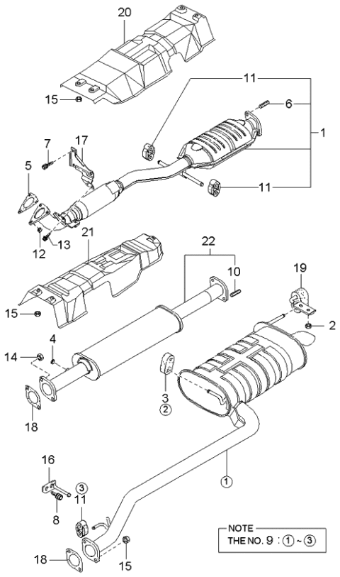 2000 Kia Optima Exhaust Pipe Diagram 1
