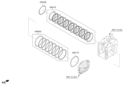 2022 Kia Carnival Transaxle Brake-Auto Diagram