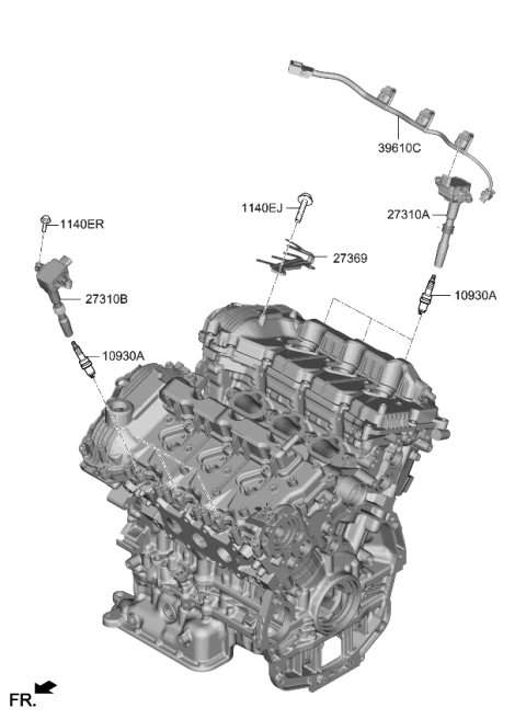 2024 Kia Carnival Wiring Assembly-Ignition Diagram for 273103N200