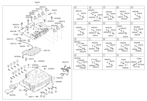 2010 Kia Borrego Oil Filter Assembly Diagram for 463844C000