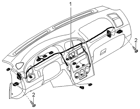 2004 Kia Spectra Instrument Wiring Diagram