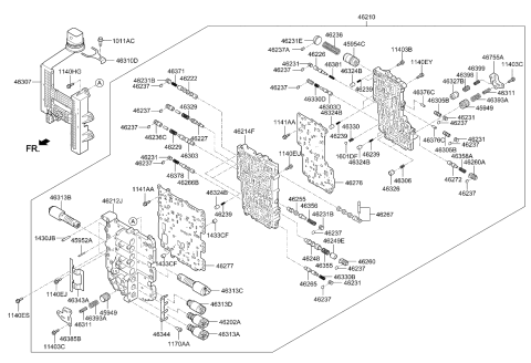 2024 Kia Telluride Transmission Valve Body Diagram