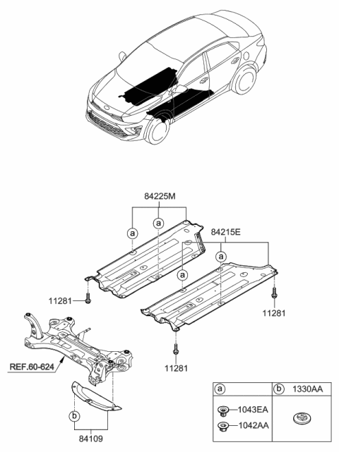 2022 Kia Rio Isolation Pad & Plug Diagram 2