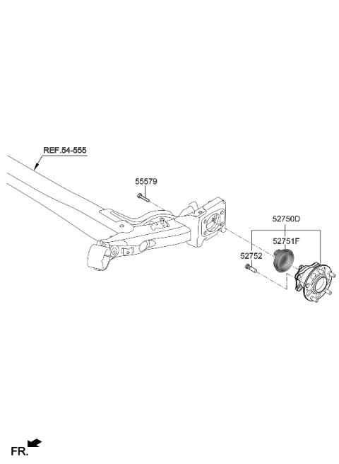 2022 Kia Rio Rear Axle Diagram