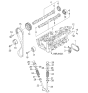 Diagram for 2007 Kia Spectra SX Lash Adjuster - 2222623500