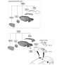Diagram for 2017 Kia Niro Car Mirror - 87620G5320