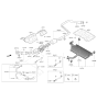 Diagram for 2022 Kia Niro Exhaust Hanger - 287602D000