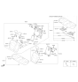 Diagram for 2022 Kia Niro Armrest - 89900G5020B32