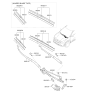 Diagram for Kia Cadenza Windshield Wiper - 983503S300