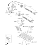 Diagram for 2015 Kia Rio Exhaust Valve - 222122B000