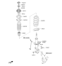 Diagram for 2015 Kia Rio Shock Absorber - 546501W250