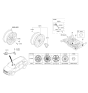Diagram for 2020 Kia Niro EV Wheel Cover - 529603W200