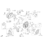 Diagram for 2020 Kia Sorento Transfer Case Mount - 452183F810