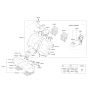 Diagram for 2013 Kia Cadenza Armrest - 899003R520GXR