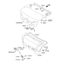 Diagram for Kia Cadenza Trunk Latch - 812303R000