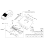 Diagram for Kia Windshield Washer Nozzle - 986303J000