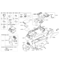 Diagram for 2016 Kia Sorento Armrest - 84660C6000WK
