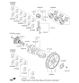 Diagram for 2017 Kia Sorento Piston - 230413CFC0