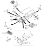 Diagram for 2001 Kia Sedona Air Bag Control Module - 0K52Y677F0A