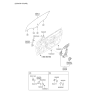 Diagram for 2011 Kia Forte Window Regulator - 824021M200