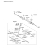 Diagram for 2012 Kia Forte Rack And Pinion - 565002H200