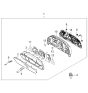 Diagram for Kia Spectra5 SX Vehicle Speed Sensor - 964204A600
