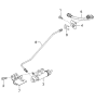 Diagram for 2003 Kia Sorento Clutch Hose - 417303E110
