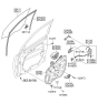 Diagram for 2011 Kia Sorento Window Motor - 824501U000