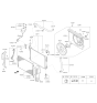 Diagram for 2016 Kia Sedona Cooling Fan Assembly - 25380A9000